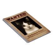 好奇心が強いさらさの子ネコのノート ノートブック (右側)