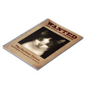 好奇心が強いさらさの子ネコのノート ノートブック (左側)