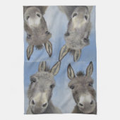 好奇心が強いろば キッチンタオル (縦)