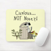 好奇心が強いアライグマ マウスパッド (マウス)