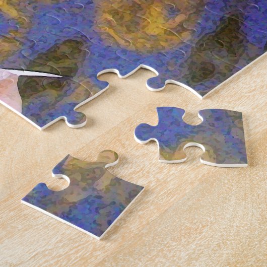 好奇心が強いコイ ジグソーパズル (側面)