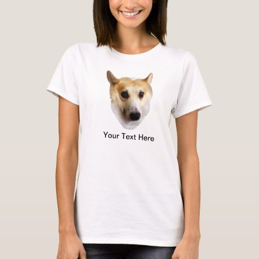 好奇心が強いコーギー Tシャツ (正面)