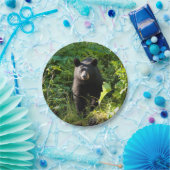 好奇心が強いツキノワグマ ペーパープレート (パーティー)