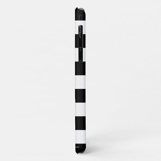 好奇心が強いバニー|は|のモノグラムを縞で飾ります Case-Mate iPhoneケース (裏面/左)