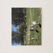 好奇心が強いヤギ ジグソーパズル (縦)