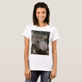 好奇心が強いラット Tシャツ (正面フル)