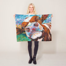 好奇心が強い牛毛布