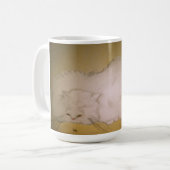 好奇心が強い猫のマグ コーヒーマグカップ (正面左)