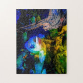 好奇心が強い魚のジグはパズルを見ました ジグソーパズル (縦)