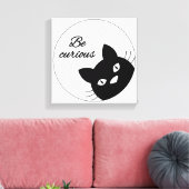好奇心が強い キャンバスプリント (インサイチュ (リビング))
