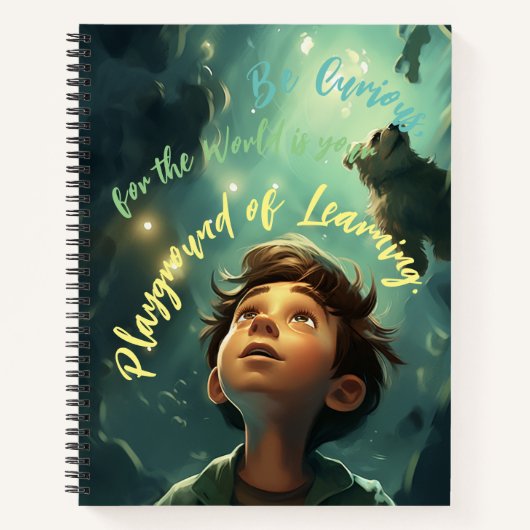 好奇心が強い ノートブック (正面)