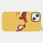 好奇心が強いCATおよびCHOOKのiPhone 6の堅い場合 iPhoneケース (裏面横)