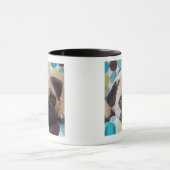 好奇心が強く若いペット マグカップ (中央)