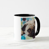 好奇心が強く若いペット マグカップ (正面右)