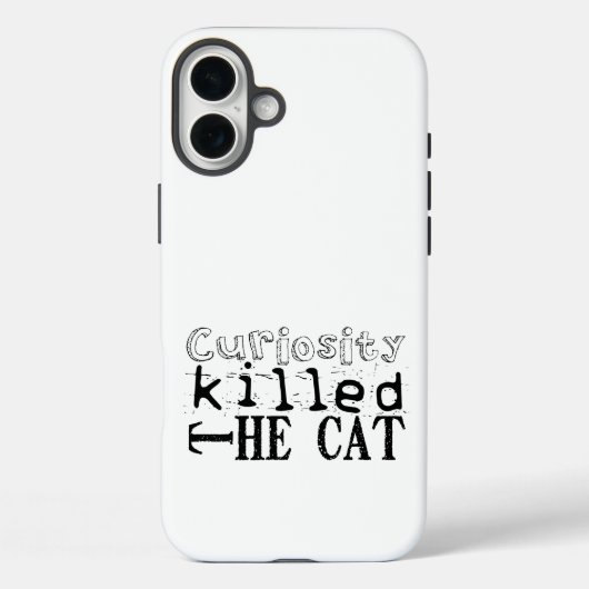 好奇心が猫の諺人気があるSCを殺した Case-Mate iPhoneケース (裏面)
