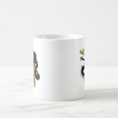 好奇心が猫を殺したが満足した コーヒーマグカップ (中央)