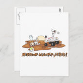 好奇心が猫を殺す ポストカード (正面/裏面)