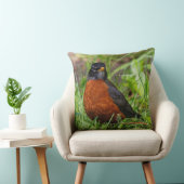 好奇心と希望に満ちたアメリカロビン クッション (椅子)