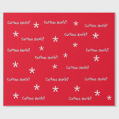 好奇心に満ちたギフト包装紙 ラッピングペーパー (フラット)