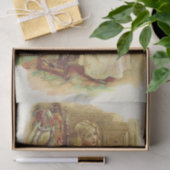 好奇心に満ちたブロンドの女の子 薄葉紙 (ギフト)