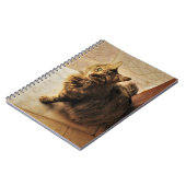 好奇心に満ちた子猫 ノートブック (左側)