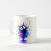 好奇心に満ちた火花 コーヒーマグカップ (正面左)