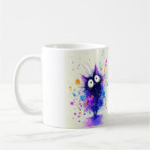 好奇心に満ちた火花 コーヒーマグカップ (左)