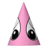 好奇心に満ちた目おもしろいのパーティー帽子 パーティーハット (正面)