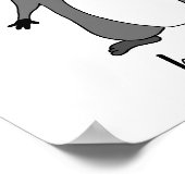 「好奇心に満ちた」ラクーンのポスター ポスター (角)