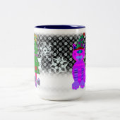 好奇心のクリスマスマグ ツートーンマグカップ (中央)