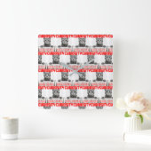 好奇心の壁時計 スクエア壁時計 (ホーム)