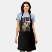 好奇心の大きさ エプロン (着用した状態)