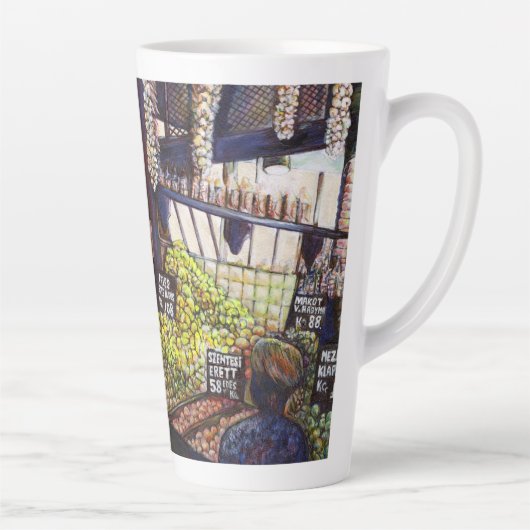 好奇心の大きさ カフェラテマグ (右)