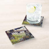 好奇心の大きさ ガラスコースター (アングル)