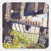 好奇心の大きさ スクエアシール (正面)