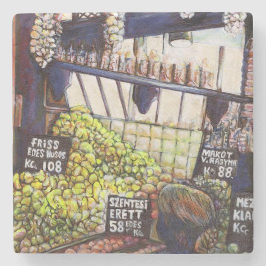 好奇心の大きさ ストーンコースター (正面)