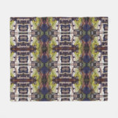 好奇心の大きさ フリースブランケット (正面(横))