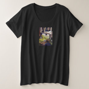 好奇心の大きさ プラスサイズTシャツ