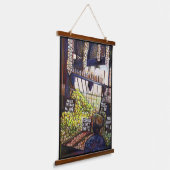 好奇心の大きさ 吊り下げ型タペストリー (傾斜あり)