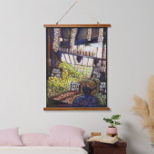 好奇心の大きさ 吊り下げ型タペストリー (寝室)