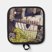 好奇心の大きさ 鍋敷き (正面)