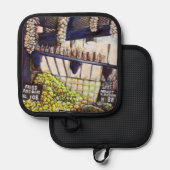 好奇心の大きさ 鍋敷き (正面/裏面)