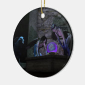 好奇心の強いカラス妖精の国 セラミックオーナメント (左)