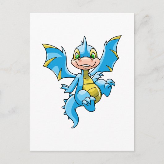 好奇心の強いブルースコーチオ ポストカード (正面)