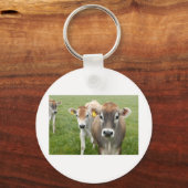 好奇心の強い牛 キーホルダー (正面)