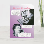 好奇心の投影誕生日 カード (正面)