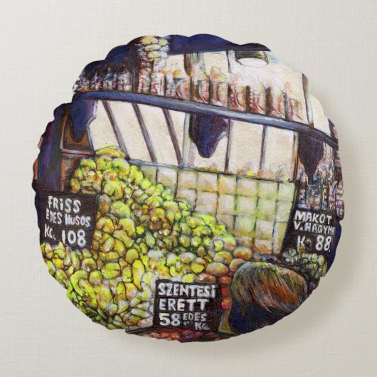 好奇心の次元 ラウンドクッション (正面)