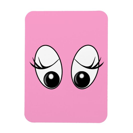 好奇心の目のカスタム色の磁石 マグネット (縦)