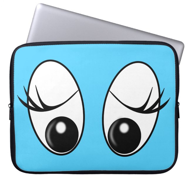 好奇心の目のカスタム色ラップトップスリーブ ラップトップスリーブ (正面)