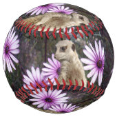 好奇心の開花：紫のデイジーの間のメルカト ソフトボール (裏面)